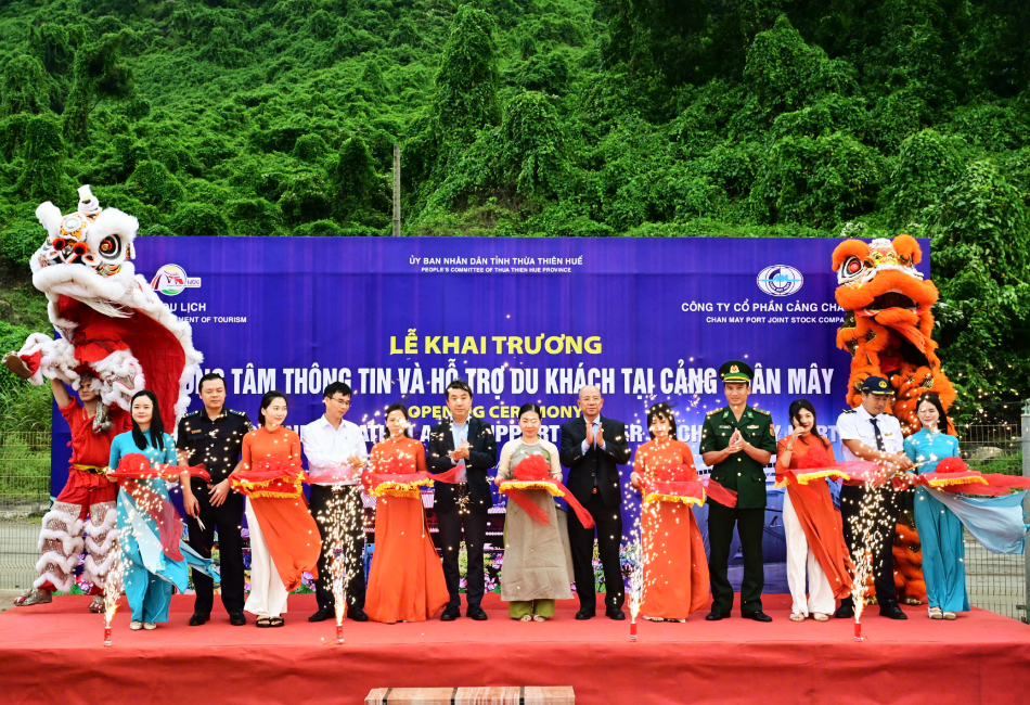 Opening of the Visitor Center at Chan May Port
